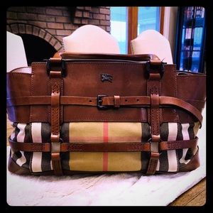 Burberry Haymarket hand bag!